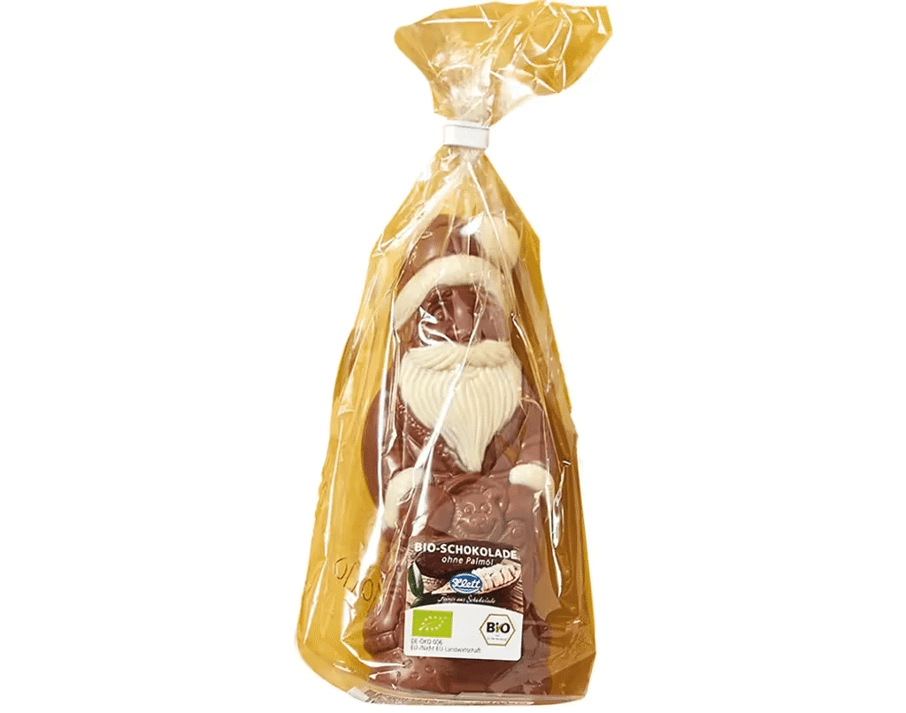 Pai Natal Chocolate Biológico 100G - KLETT
