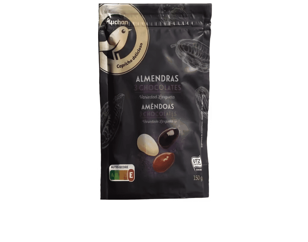 Amêndoas 3 Chocolates 150 G - AUCHAN GOURMET