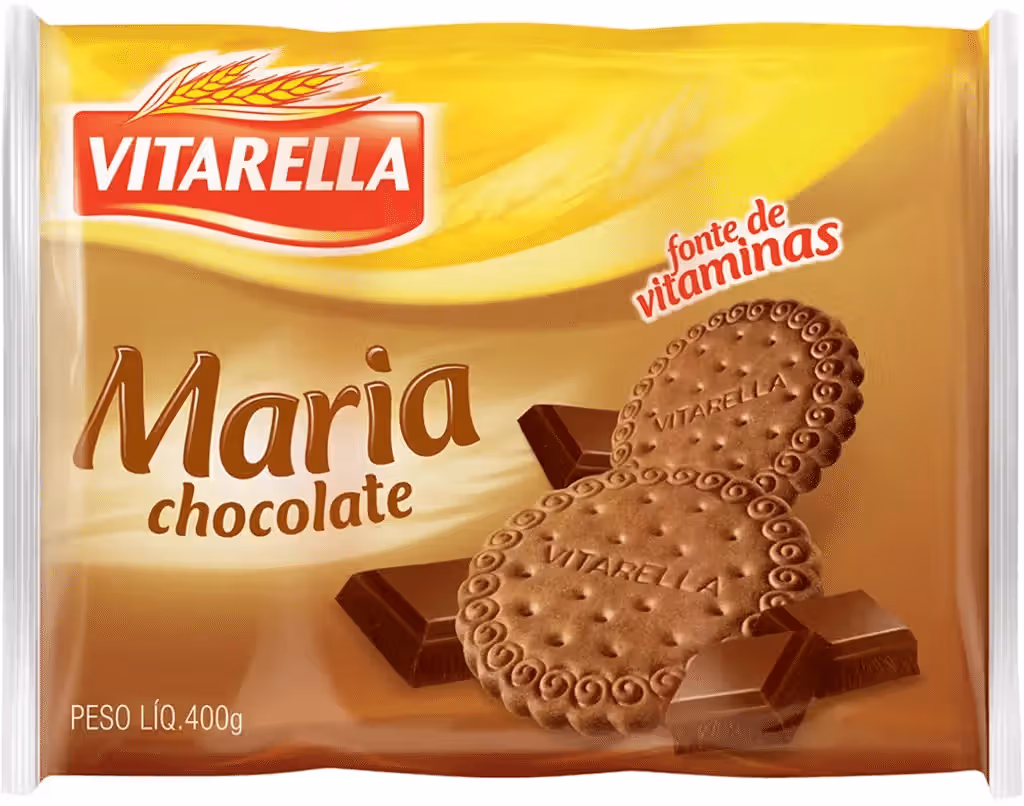 Bolacha Maria Chocolate 400 G - VITARELLA