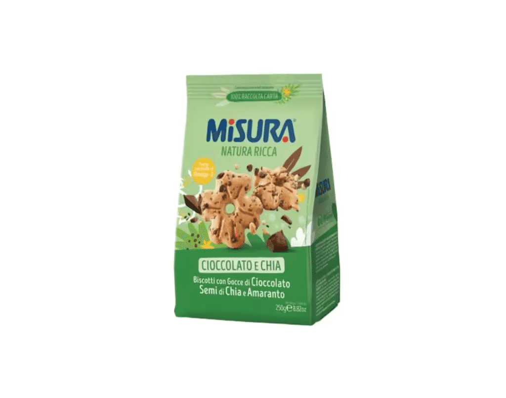 Bolachas C/ Choc. E Chia 250 G - MISURA