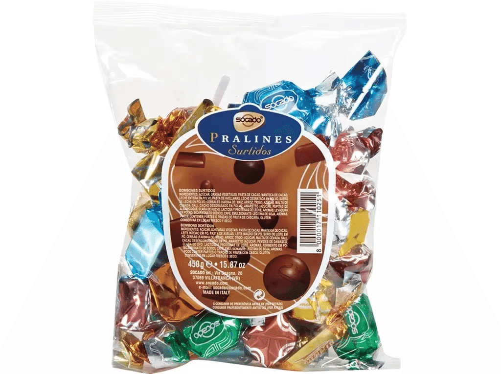 Bombons Pralinés Sortidos 450g - SOCADO