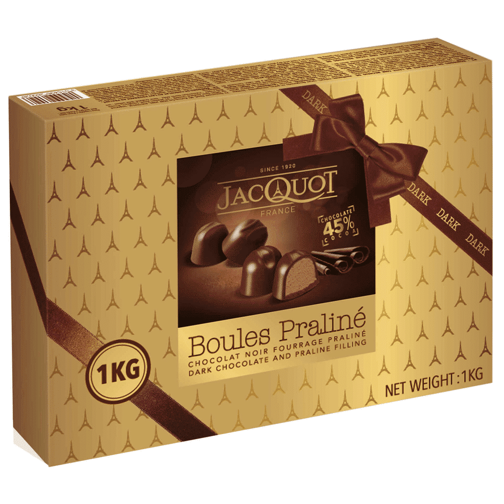 Bombons de Chocolate de Praliné Chocolate Negro 45% - JACQUOT