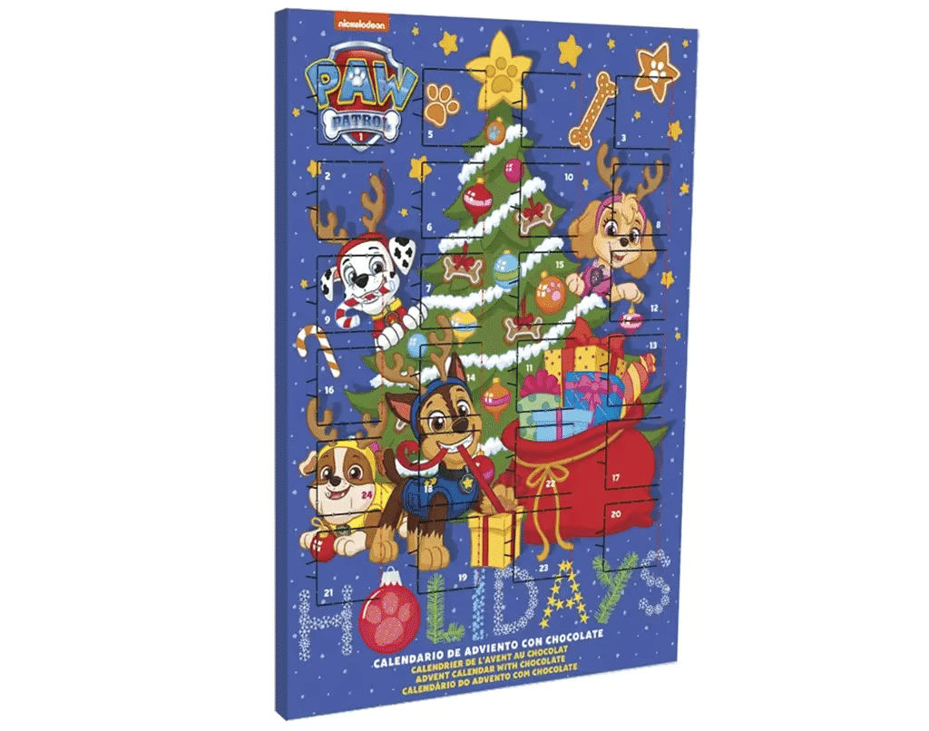 Calendário Advento Patrulha Pata 50 G - DEKORA