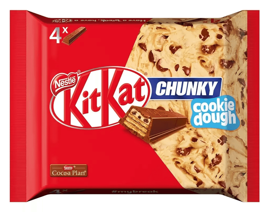 Snacks Chuncky Cookie Dough Mp 4X42g - KIT KAT