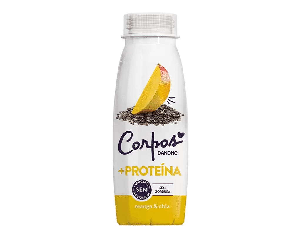 Iogurte Líquido +Proteina Manga & Chia 245G - CORPOS DANONE