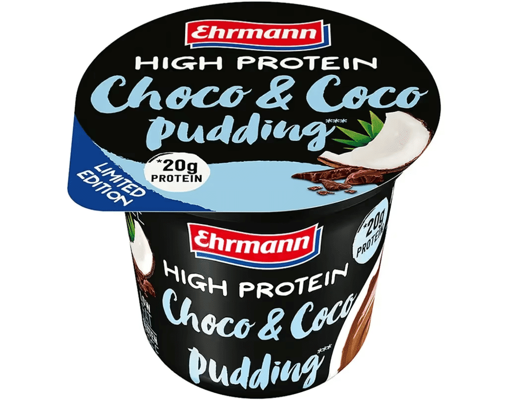Pudim + Proteina Choco & Coco 200G - EHRMANN