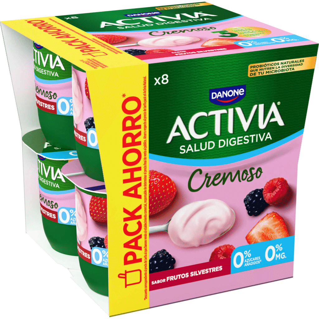 Iogurte Bifidus Cremoso Magro Frutos Silvestres - ACTIVIA DANONE