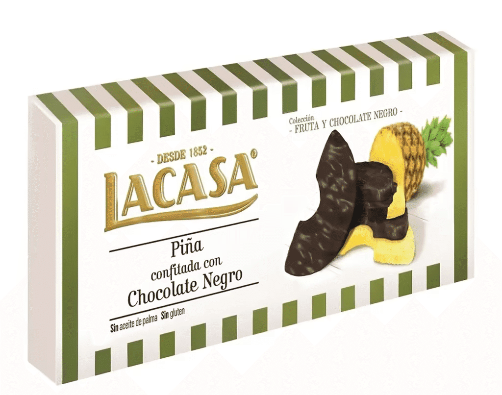 Chocolate Negro Ananas 35 Gr - LACASA