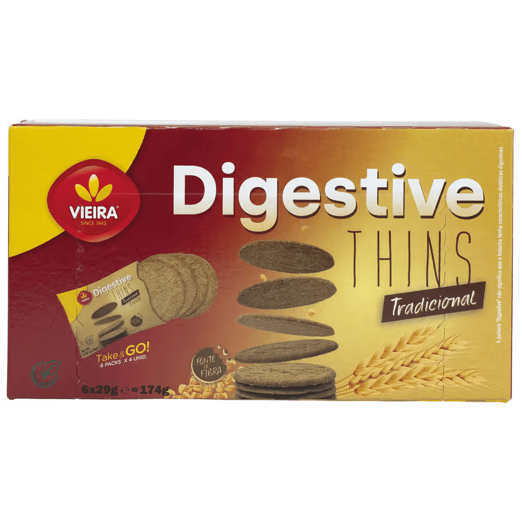Bolachas Digestivas Thins Tradicionais - VIEIRA