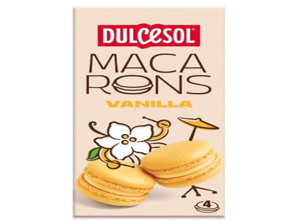 Macarons Baunilha 80 G - DULCESOL