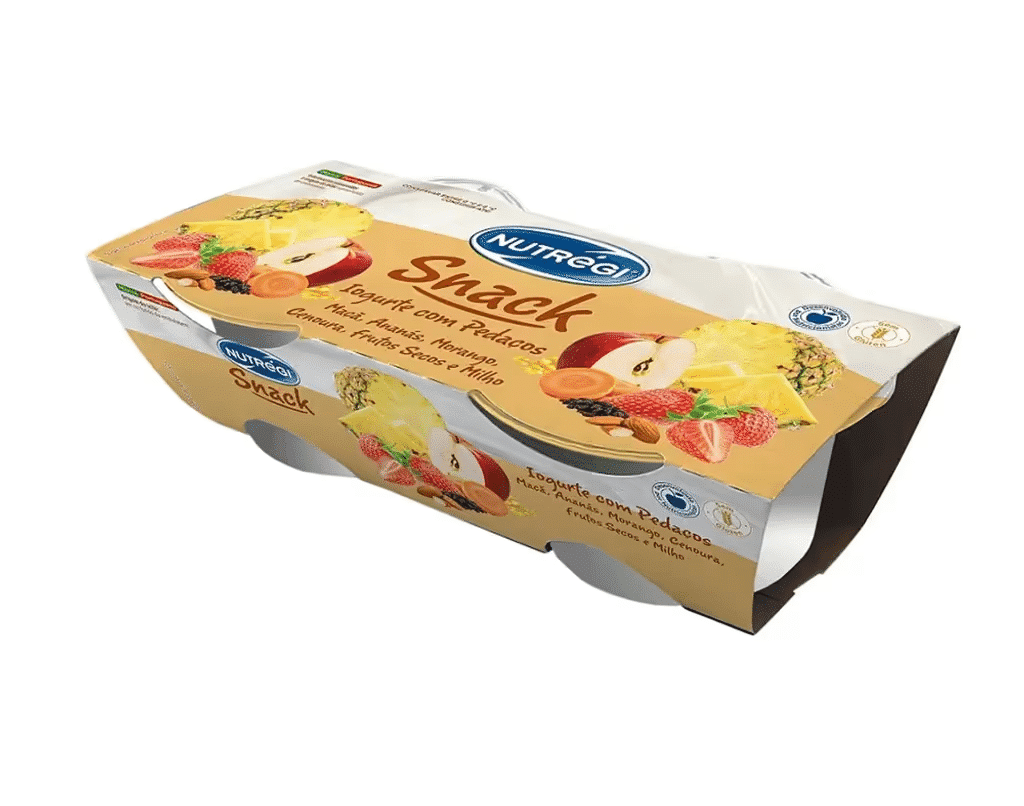 Iogurte Pedaços Maçã F.Secos 2X150g - NUTRÉGI