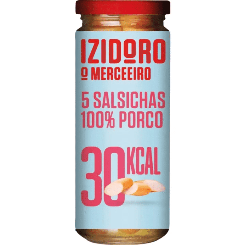Salsichas 100% Porco 22 Kcal 5 Un - IZIDORO