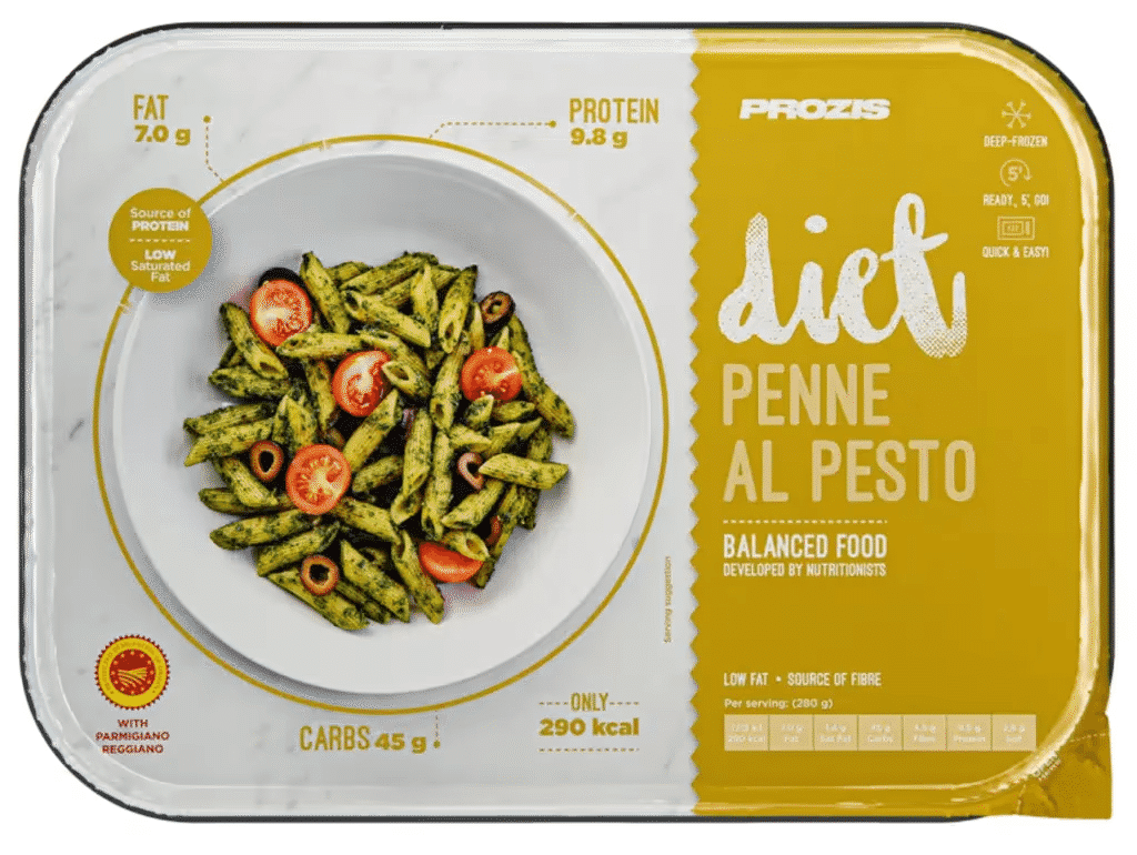 Refeição Penne Com Peste 280g - PROZIS DIET