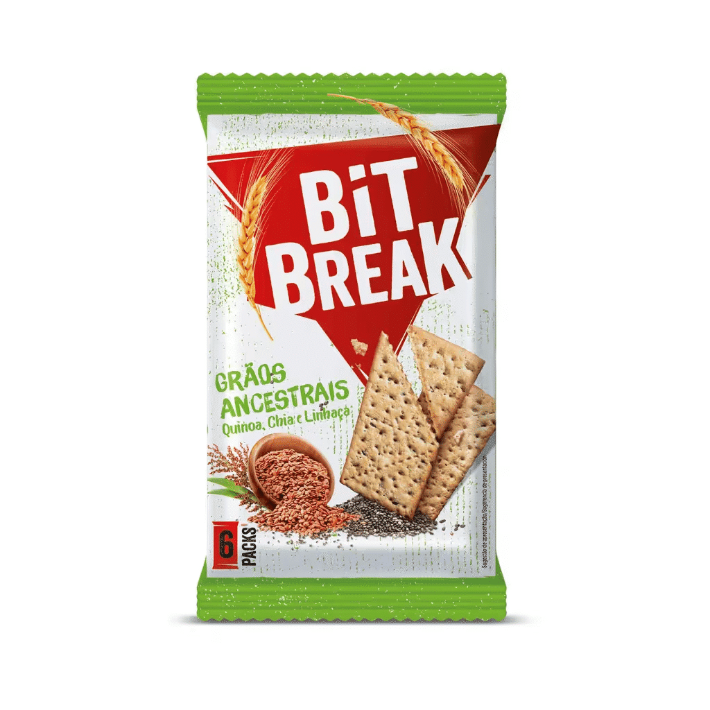 Bolachas Cracker Grãos Ancestrais - BIT BREAK