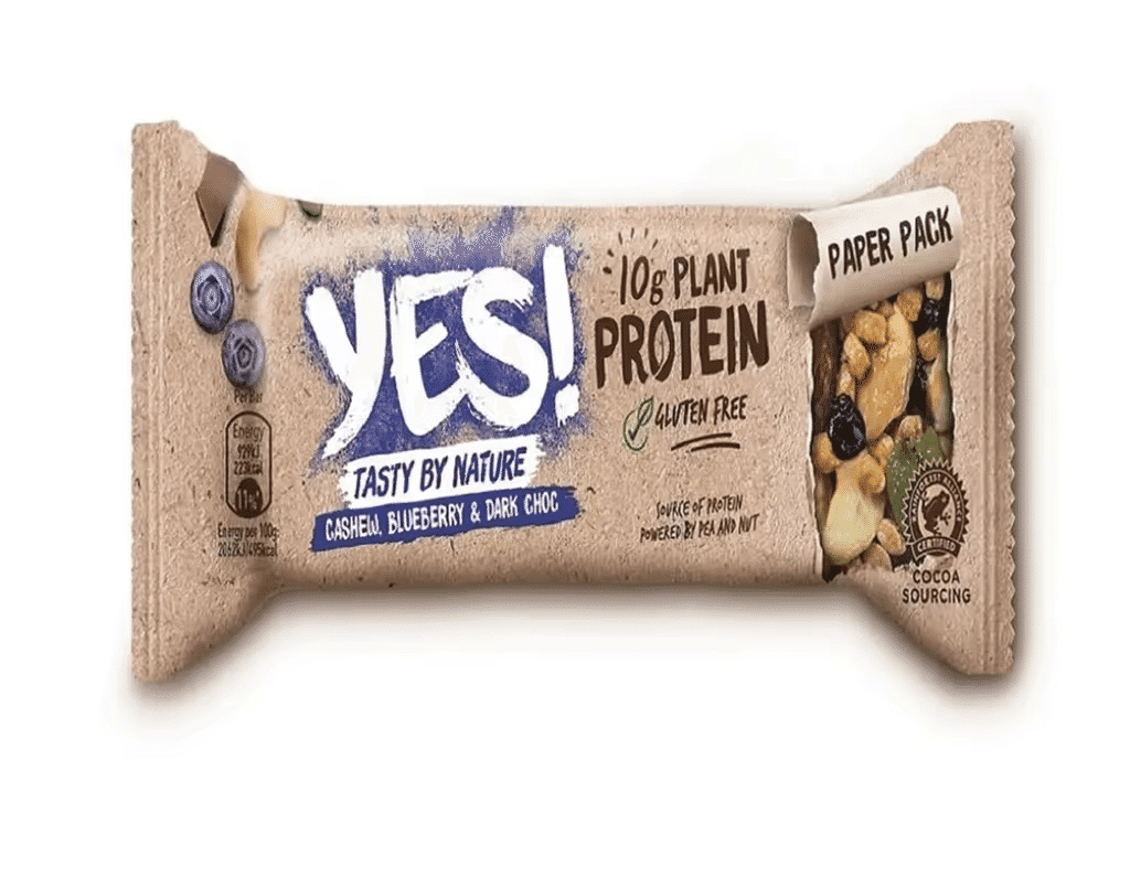 Barra Proteína Snack de Cajus e Mirtilos - YES!