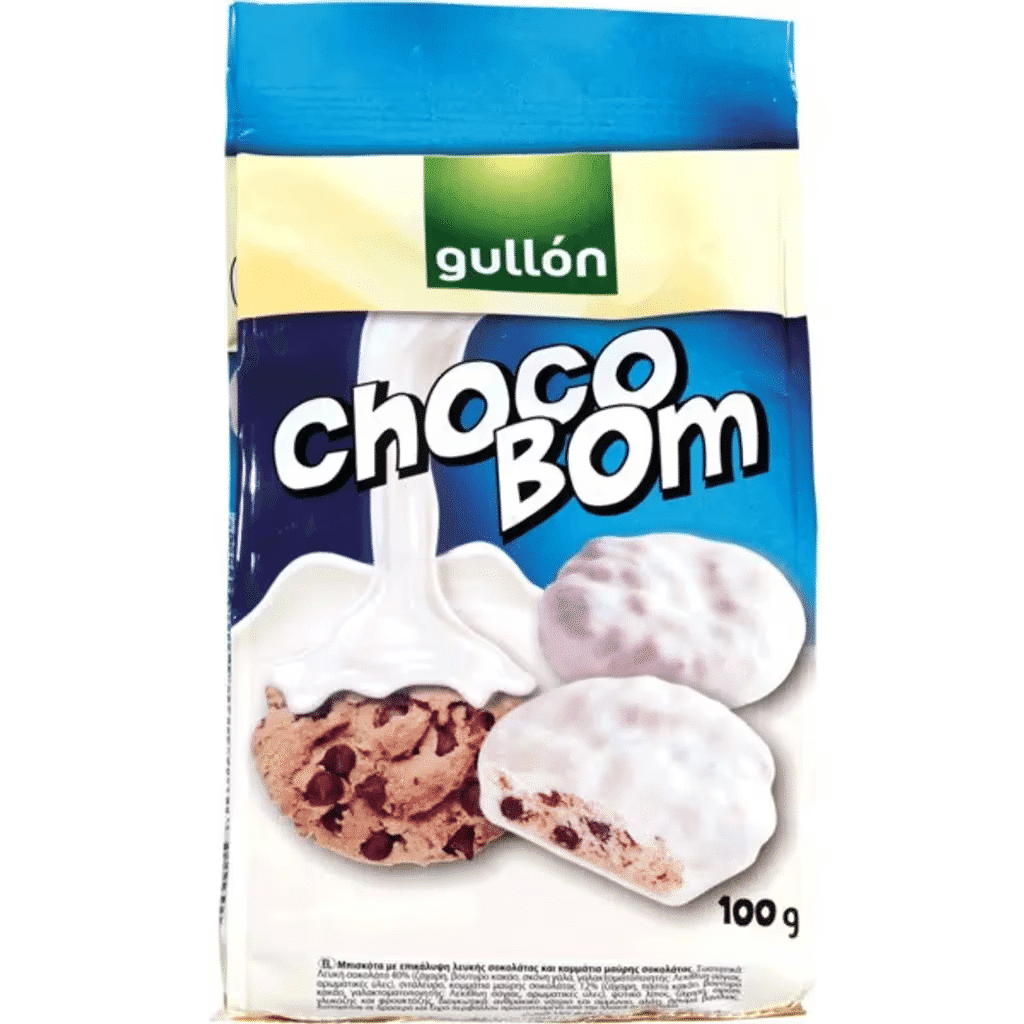 Bolachas de Chocolate Branco Choco Bom embalagem 100 g - GULLÓN
