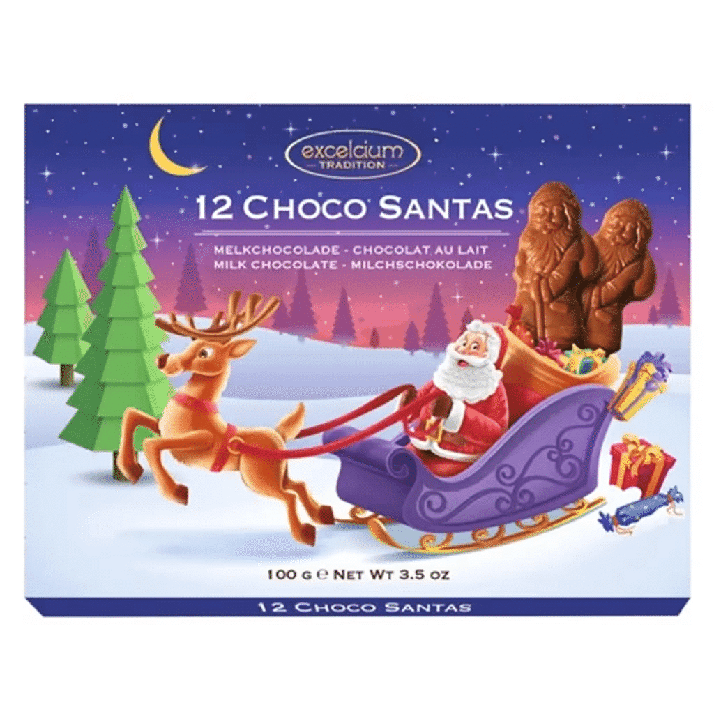 Bombons Chocolate Leite Santa - EXCELCIUM