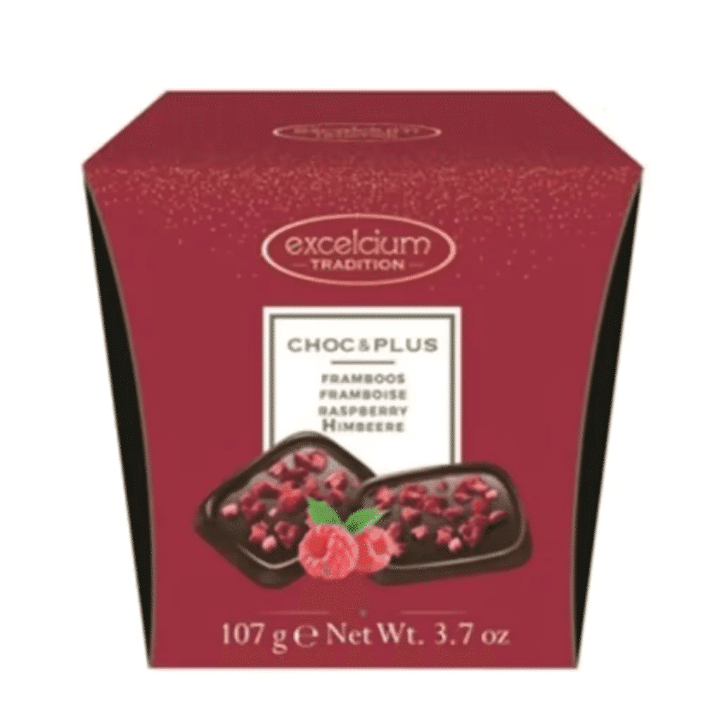 Bombons Choc & Pus Negro e Framboesa - EXCELCIUM