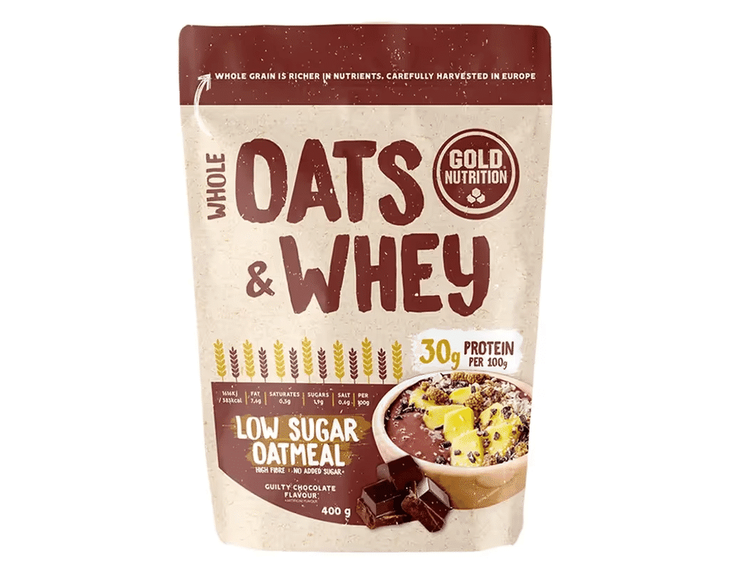 Aveia C / Proteina Oats & Whey Chocolate 400G - GOLDNUTRITION