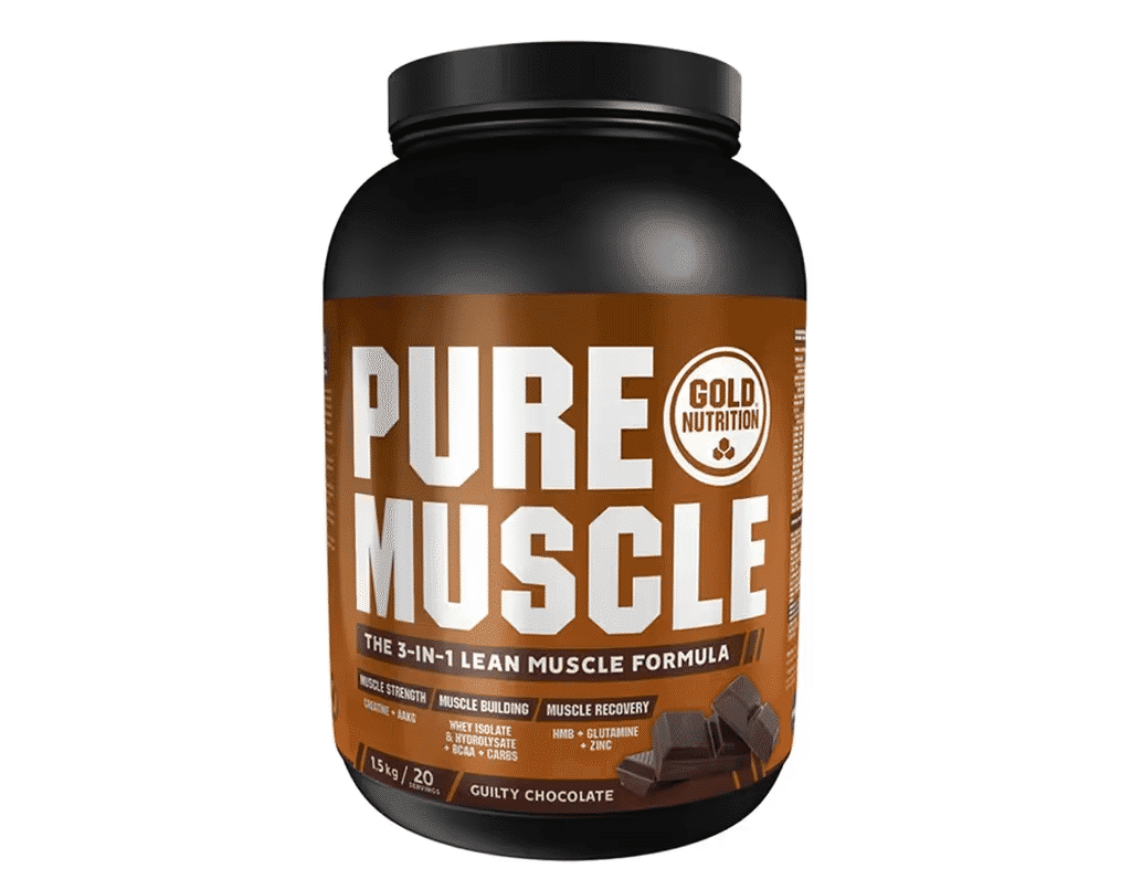 Suplemento Pure Muscle Chocolate 1.5Kg - GOLDNUTRITION