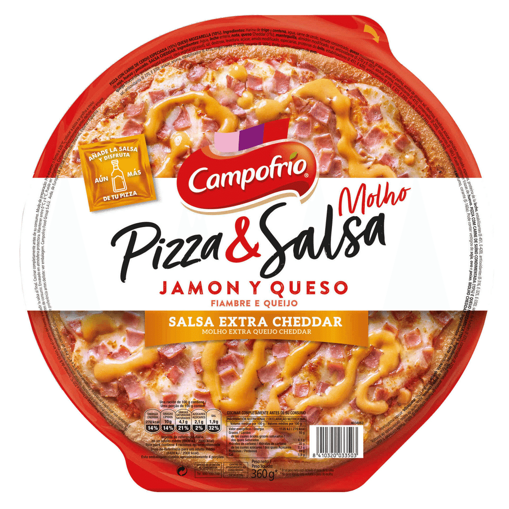 Pizza Fresca Fiambre e Queijo - CAMPOFRIO
