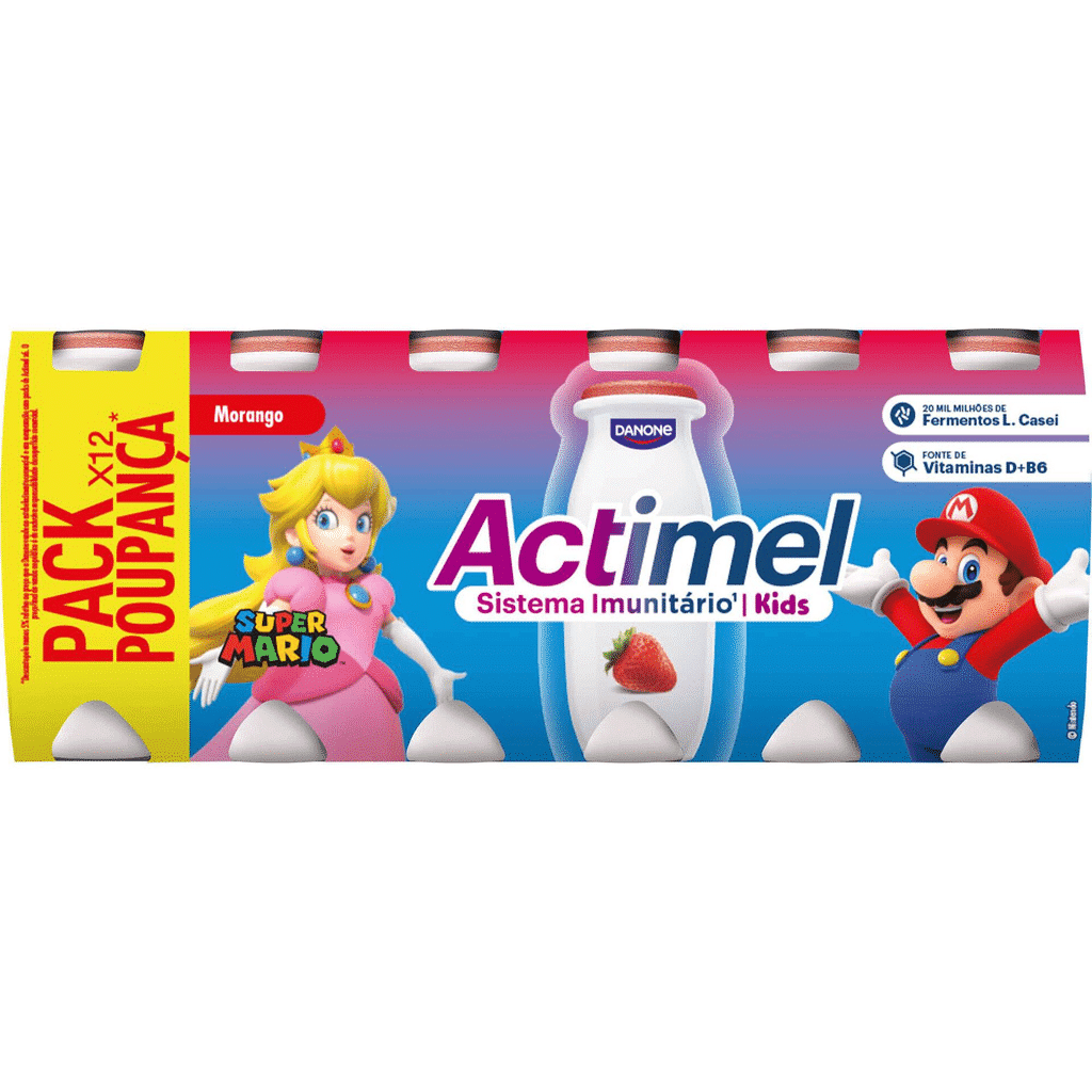 Iogurte Líquido Morango Infantil - ACTIMEL DANONE
