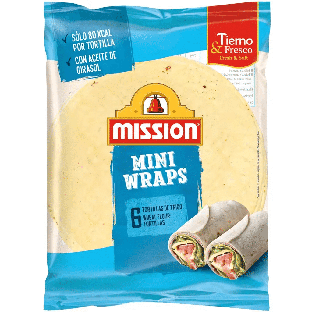 Mini Wraps 6 Unidades embalagem 150 g - MISSION