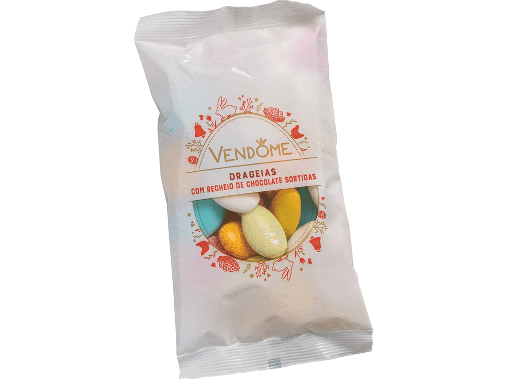 Drageias Com Recheio Chocolate Sortidas 180g - VENDOME