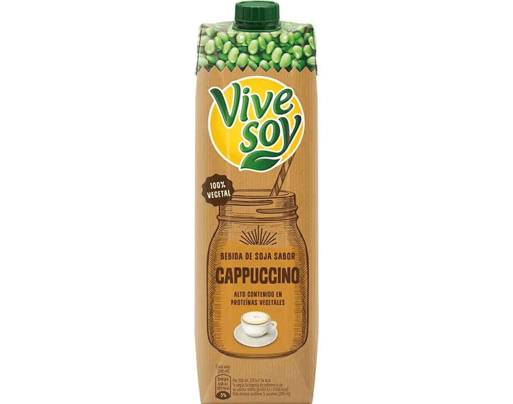Bebida Vivesoy Soja Capuccino 1l - VIVE SOY
