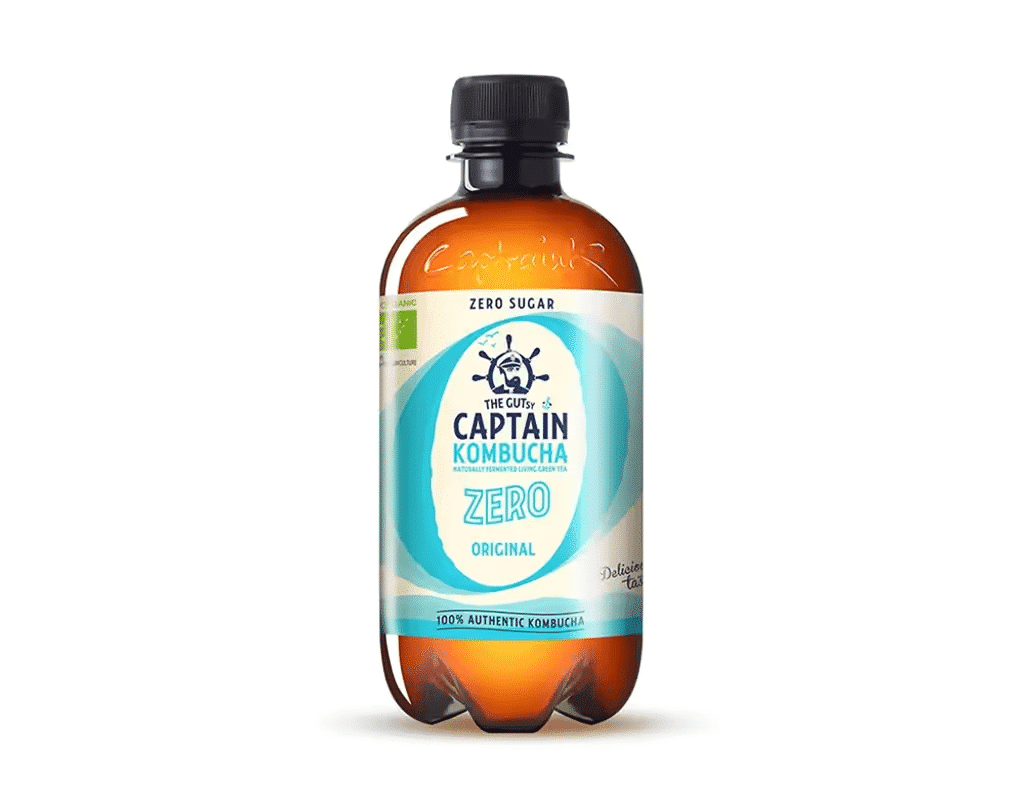 Chá Fermentado Original Zero Bio 400Ml - CAPT. KOMBUCHA