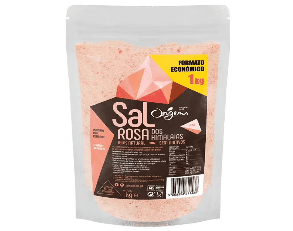 Sal Himalaias Fino 1Kg - ORIGENS BIO