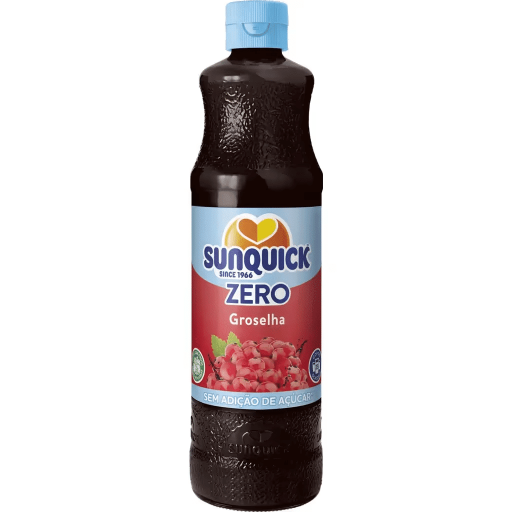 Concentrado Líquido de Groselha sem Adição de Açúcar garrafa 70 cl - SUNQUICK ZERO