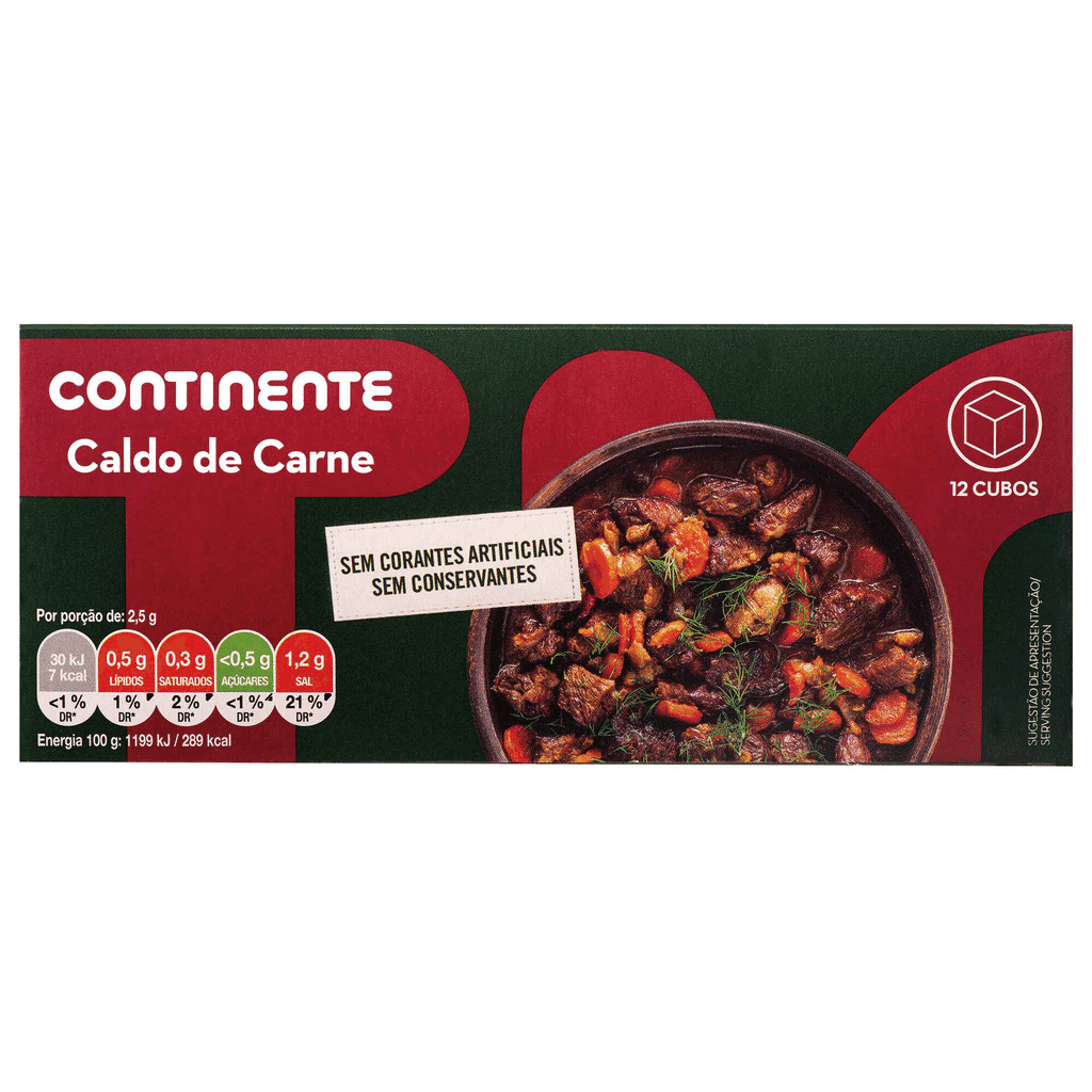 Caldo de Carne Cubos - CONTINENTE