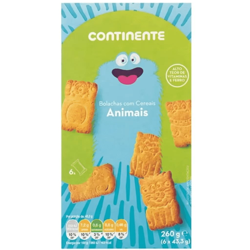 Bolachas Animais de Cereais - CONTINENTE