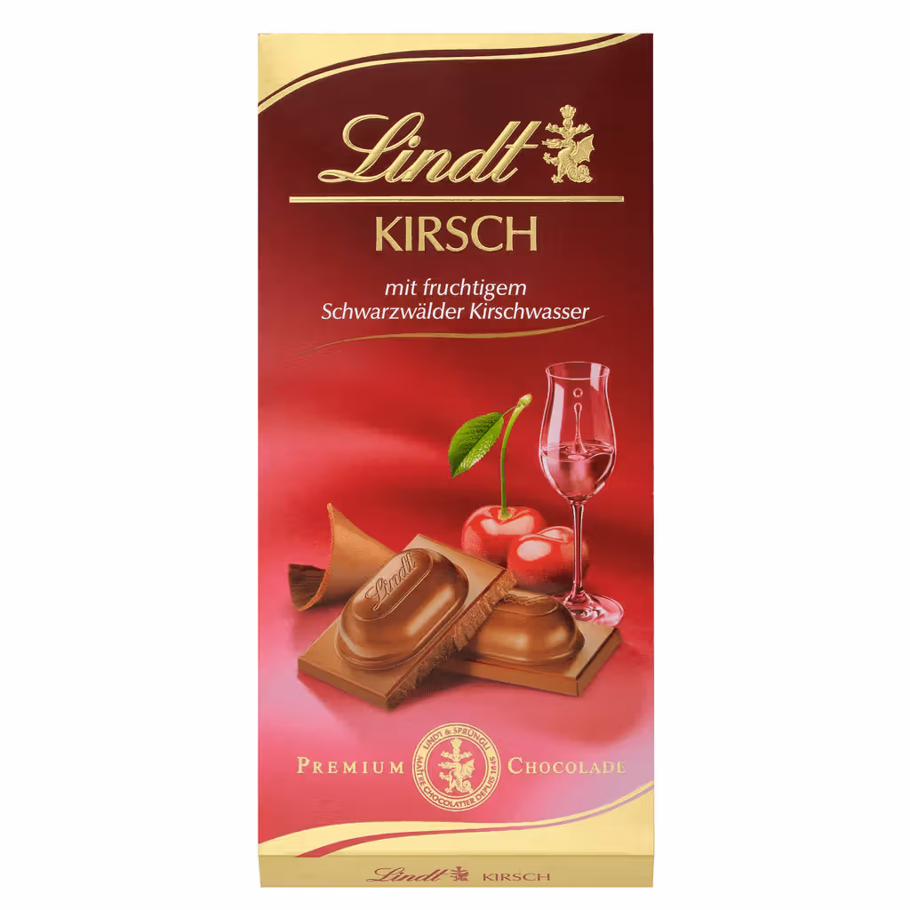 Tablete de Chocolate com Licor Kirsch - LINDT