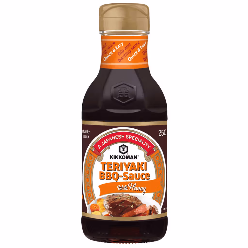 Molho Teriyaki Barbecue com Mel - KIKKOMAN