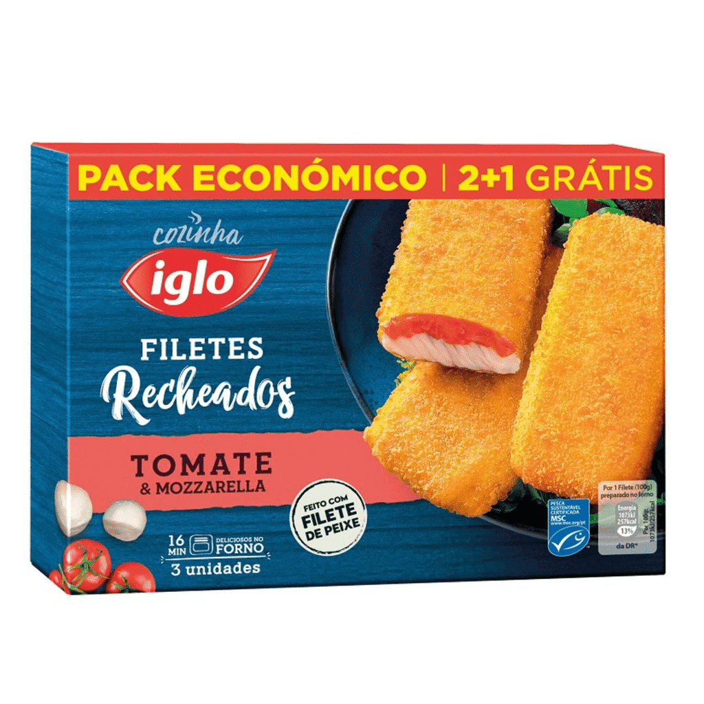 Filetes Recheados Tomate & Mozzarella - IGLO
