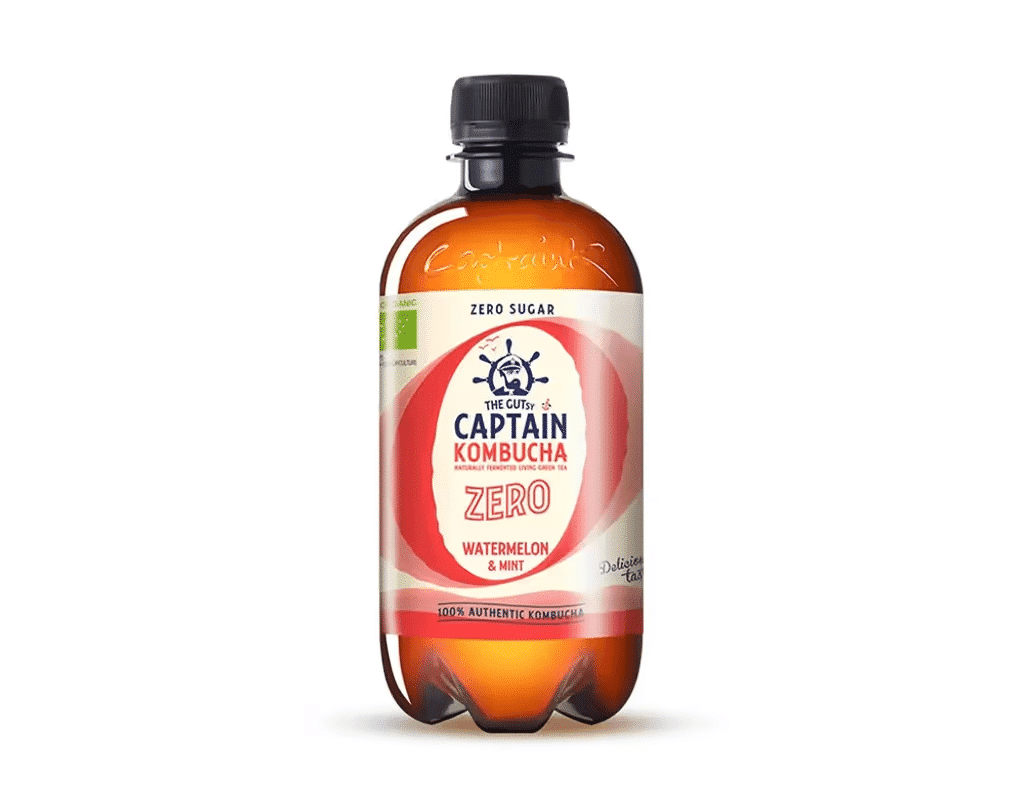 Chá Fermentado Melancia Zero Bio 400 Ml - CAPT. KOMBUCHA