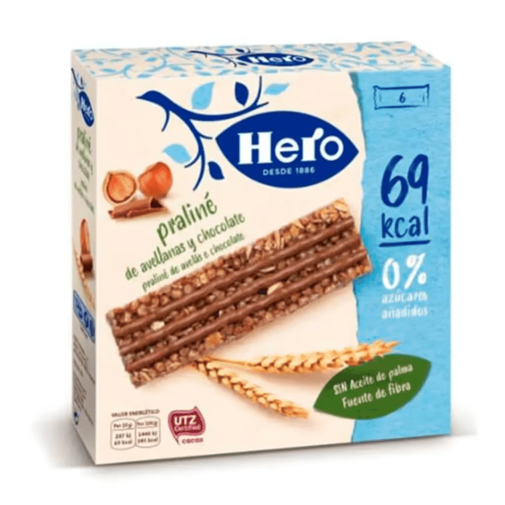 Barras de Cereais Linea Praliné - HERO