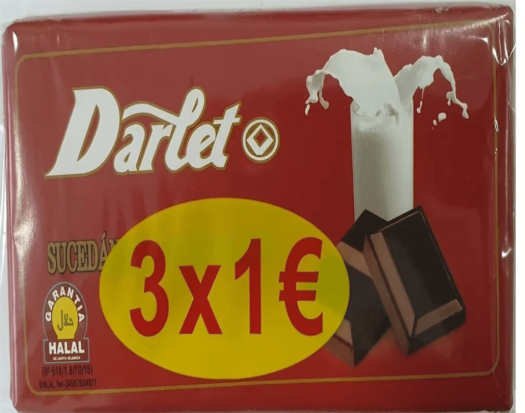 Chocolate Leite Sd 3X75 G - DARLET