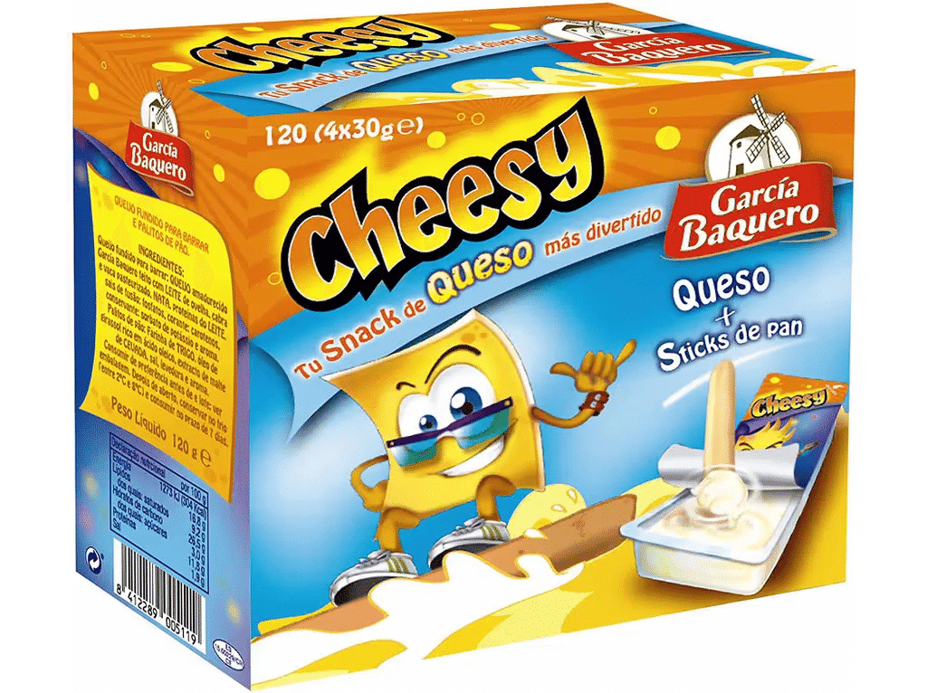 Queijo Creme Palitos 120g - CHEESY