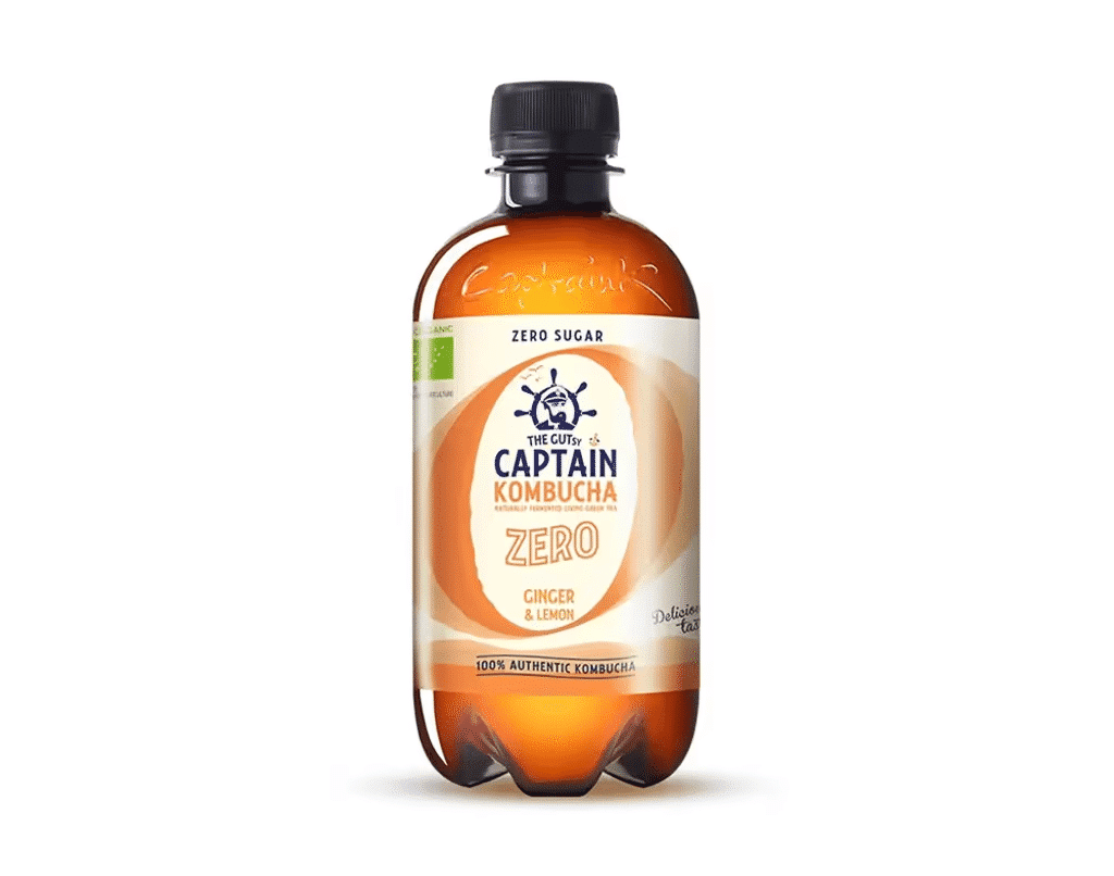 Cháfermentado Gengibre Zero Bio 400 Ml - CAPTAIN KOMBUCHA