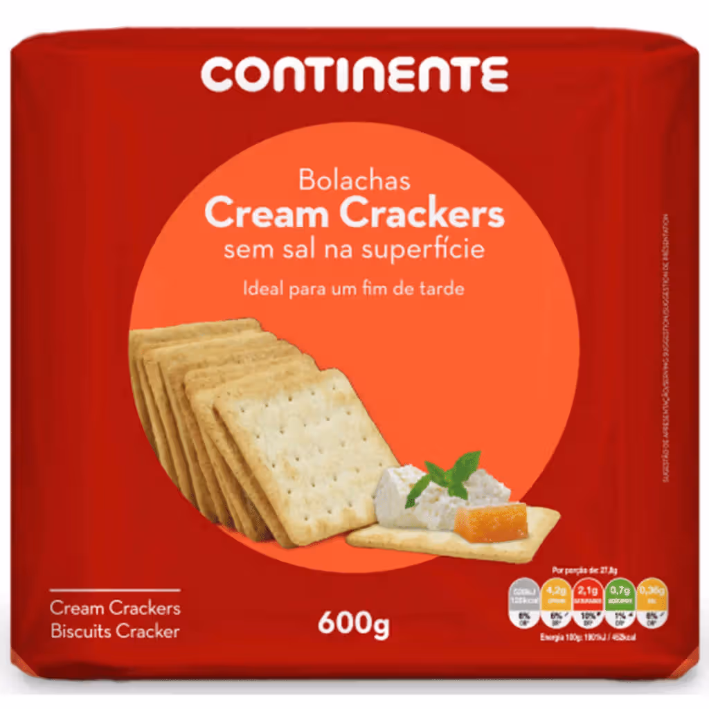Bolachas Cream Cracker - CONTINENTE