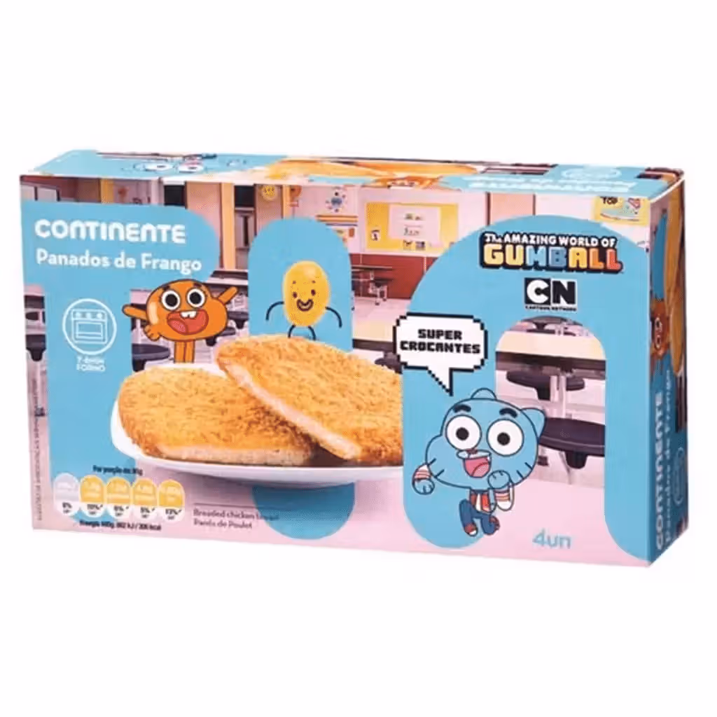 Panados Frango Gumball - CONTINENTE INFANTIL