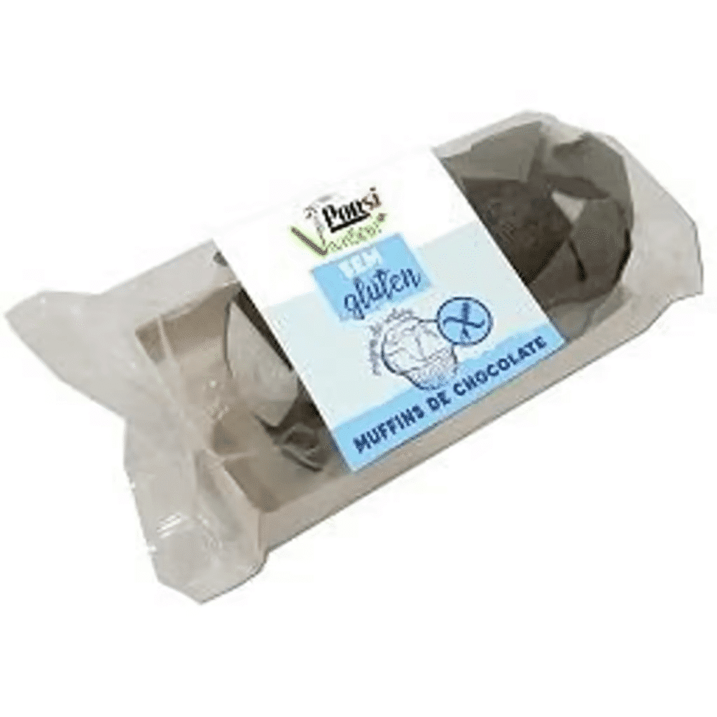 Muffins chocolate sem glúten 2x60g - PORSI VIVA BEM