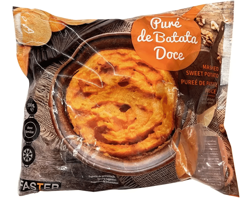 Puré Batata Doce Ultracongelado 500G - BIOFRESH