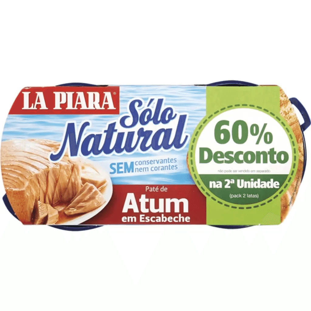 Paté de Atum em Escabeche Pack 2 embalagem 150 g - LA PIARA SÓLO NATURAL