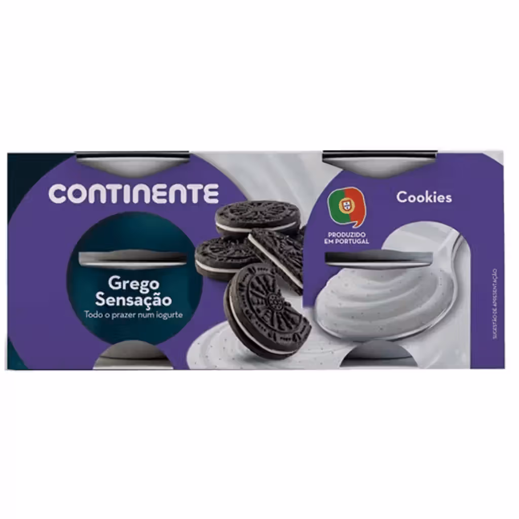 Iogurte Grego Cookies - CONTINENTE