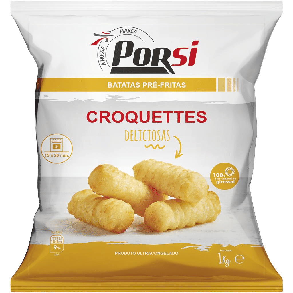 Batata Pré-frita Croquettes - PORSI