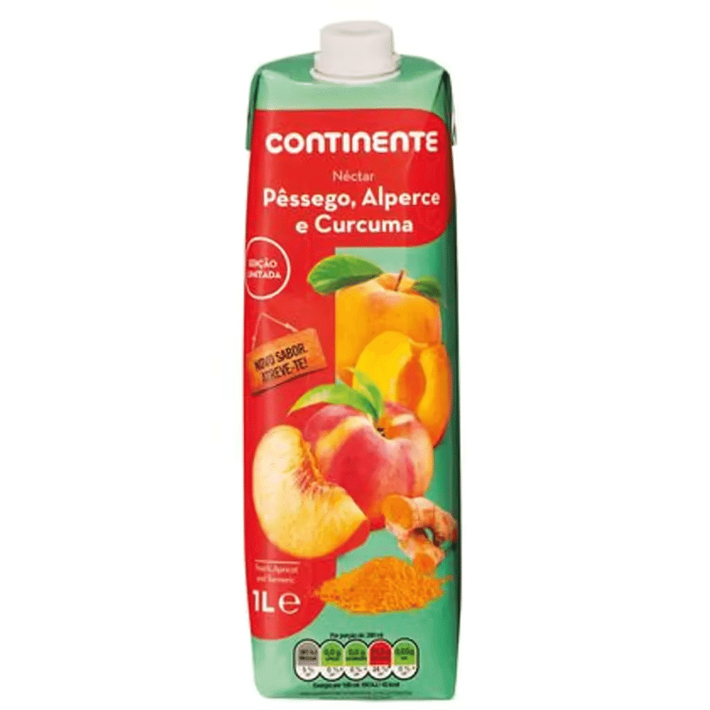Néctar de Pêssego, Alperce e Curcuma - CONTINENTE